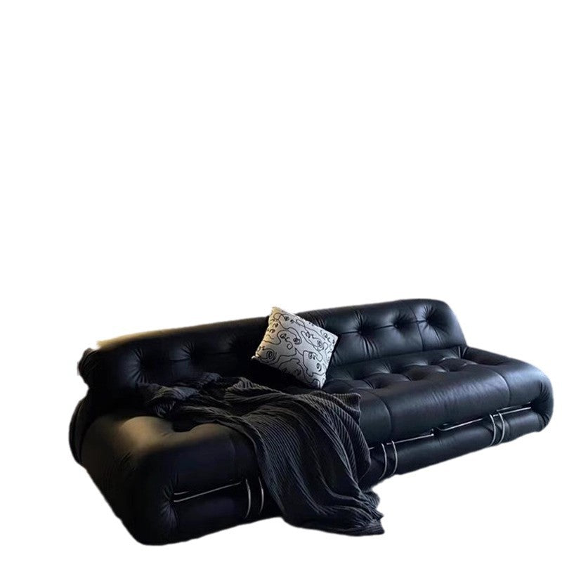 Vintage-style large sofa Soriana Hippo Steel Teeth living room small apartment design French single sofa chair set