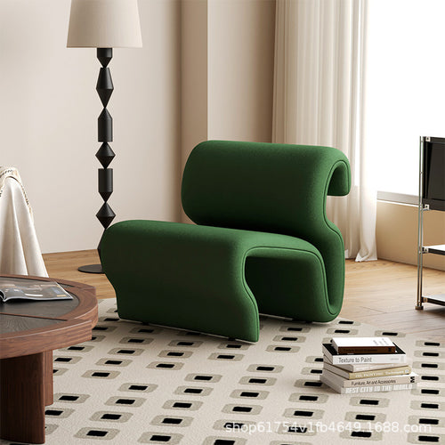 Designer's Creative Home Bedroom Minimalist Living Room Casual Sofa Recliner Single Irregular Shape Popular Lazy Sofa Chair
